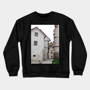 Historic Street in Skofja Loka 3 Crewneck Sweatshirt